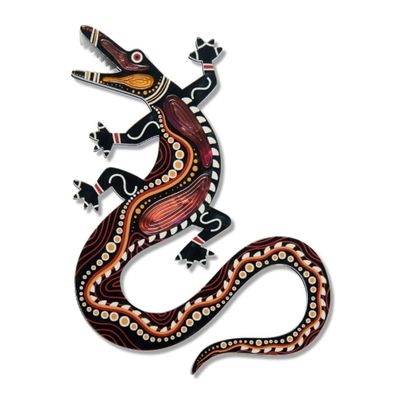 Yurtu Yurtu (Crocodile) Brooch