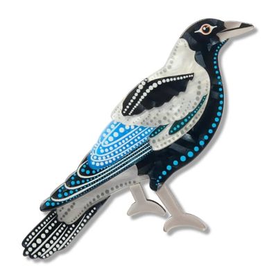 Kulpurru (Magpie) Brooch