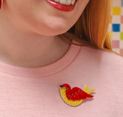 Anolks Lost Letter Brooch