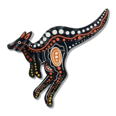 Matjumpa Ritjinguthinha (Kangaroo Dreaming) Brooch