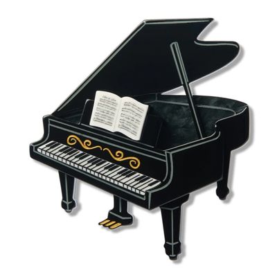 Play It Again Brooch