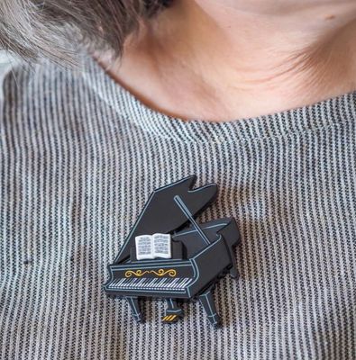 Play It Again Brooch