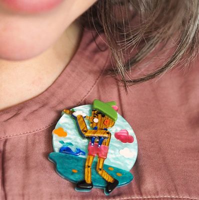 Boys Don't Lie Brooch