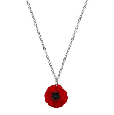 Poppy Field Mini Pendant Necklace