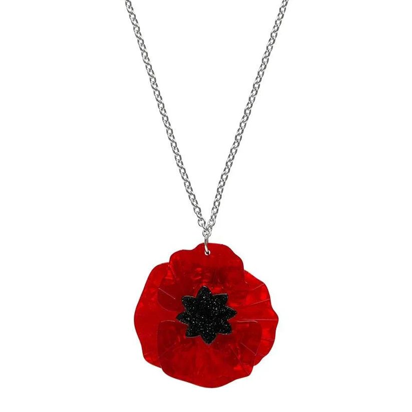 Poppy Field Pendant Necklace