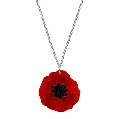 Poppy Field Pendant Necklace