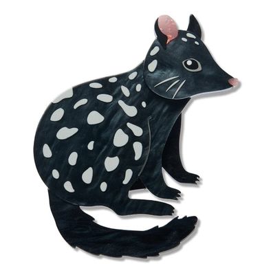 Eastern Quoll Brooch