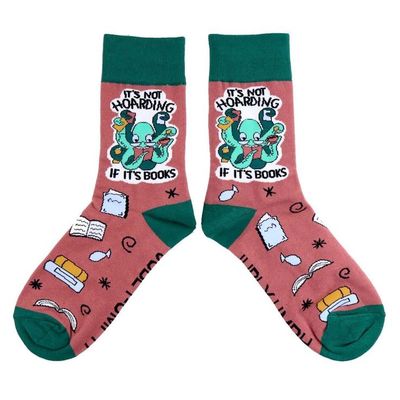 Not Hoarding If It's Books Socks - Large