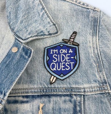 I'm On A Side Quest Embroidered Patch