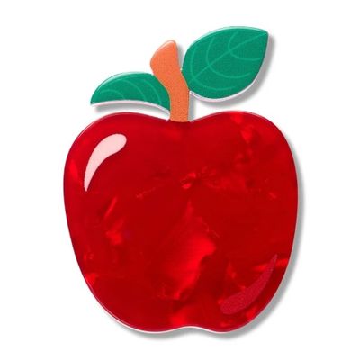 Apple Simplified Mini Brooch