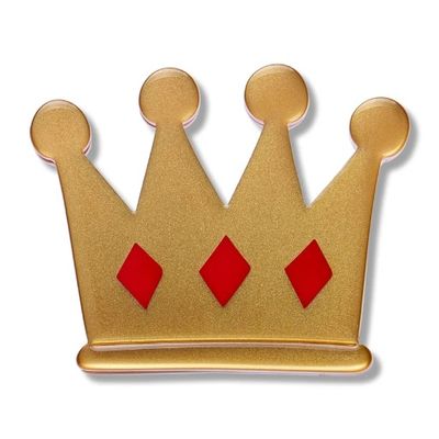Crown Simplified Mini Brooch