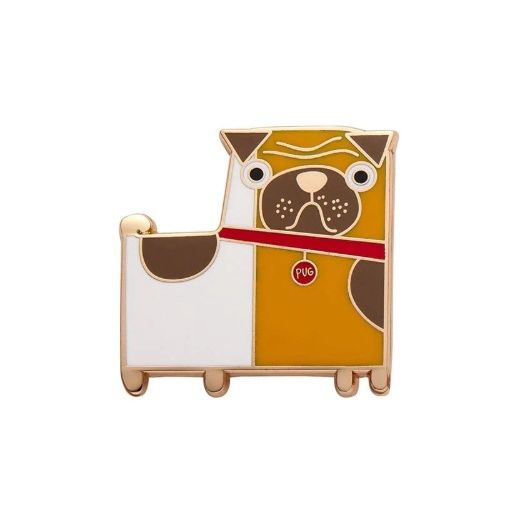 Order of the Pug Enamel Pin