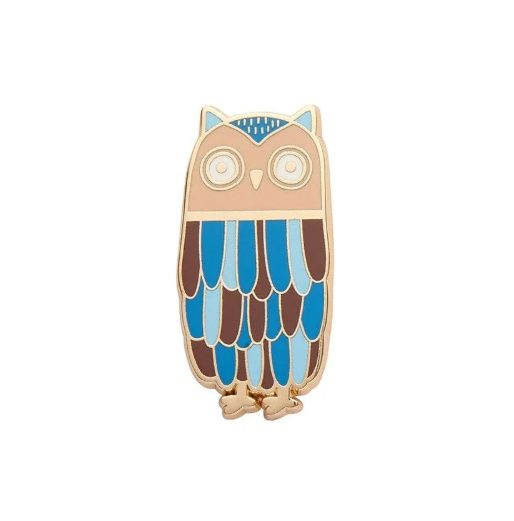 Feather Dress Enamel Pin