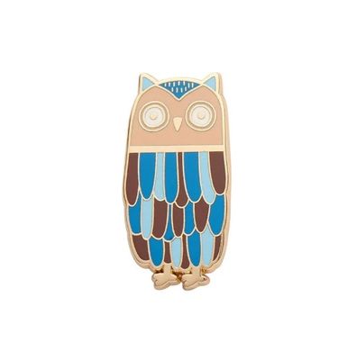 Feather Dress Enamel Pin