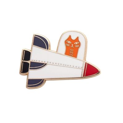 Moon Ride Enamel Pin