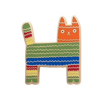 Piñata Cat Enamel Pin