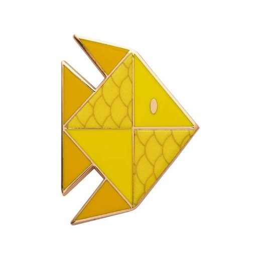 The Memorable Goldfish Enamel Pin