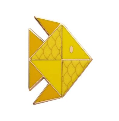 The Memorable Goldfish Enamel Pin