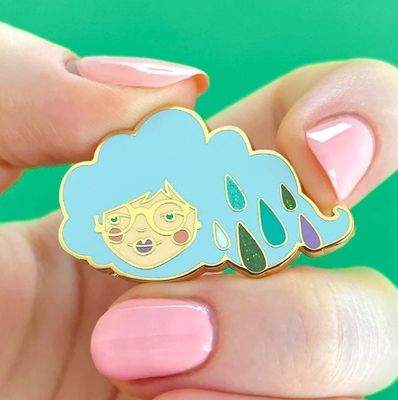 Lainey the Rainy Enamel Pin