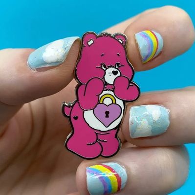 Secret Bear Enamel Pin