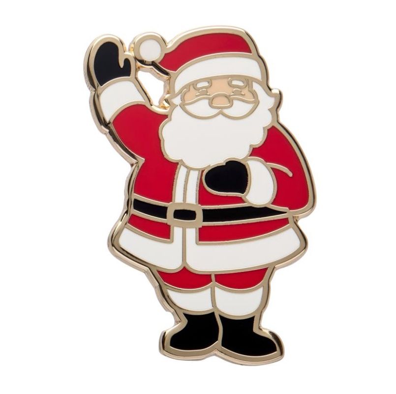 Santa’s Surprise Enamel Pin