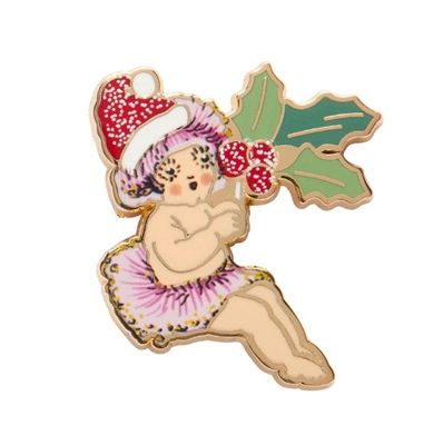 Little Ragged Christmas Blossom Enamel Pin