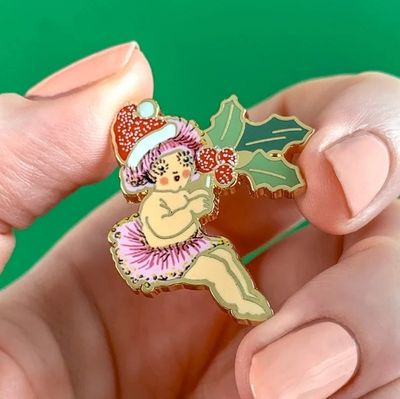 Little Ragged Christmas Blossom Enamel Pin