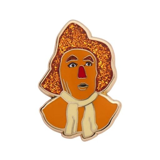 Scarecrow Enamel Pin