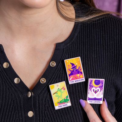 Tarot Simplified Mini Brooch Set of 3