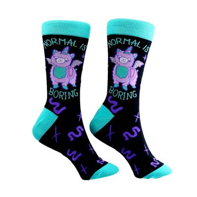 Normal Is Boring Socks - Medium