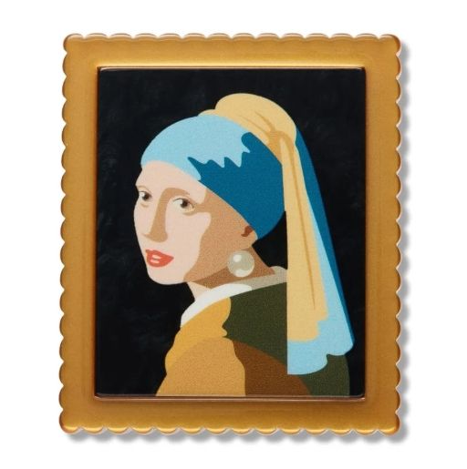 Vermeer Simplified Mini Brooch