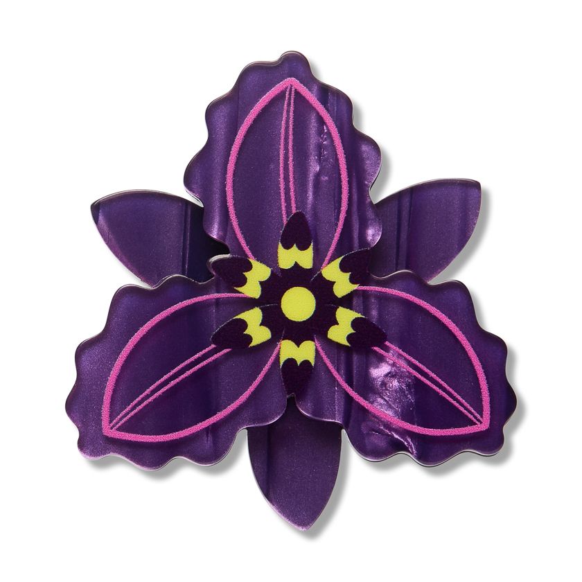 Chocolate Lily Simplified Mini Brooch