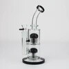 10" Glass Bubbler with dual 8 arms perc