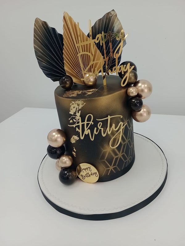 The black and gold