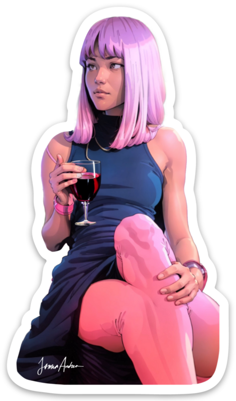 Anime Girl Sticker