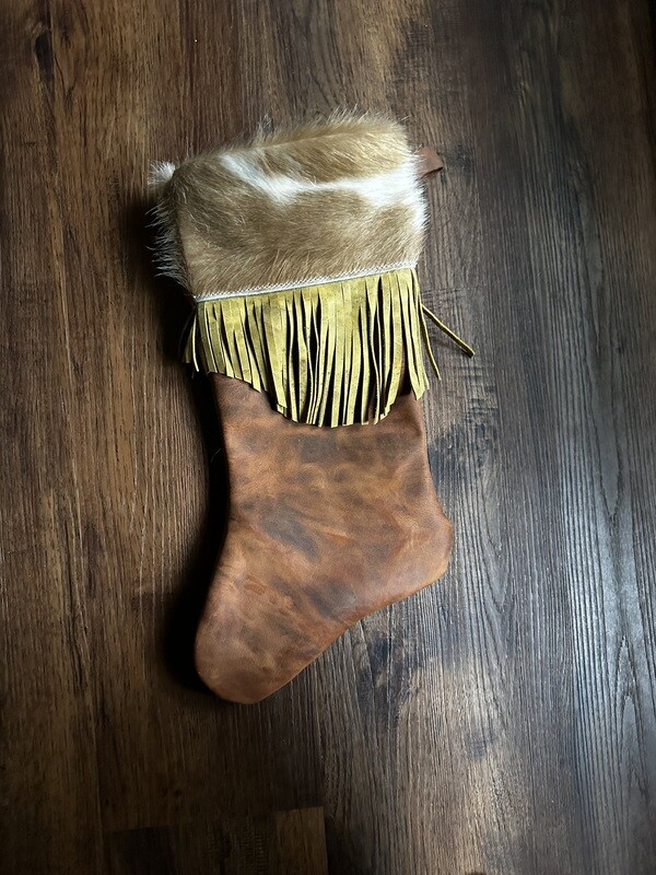 FRINGE/LEATHER/COWHIDE STOCKINGS