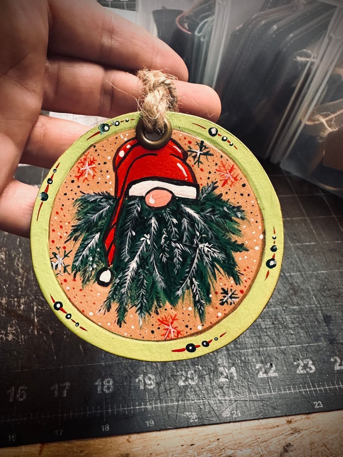 Hand Painted Christmas Ornament