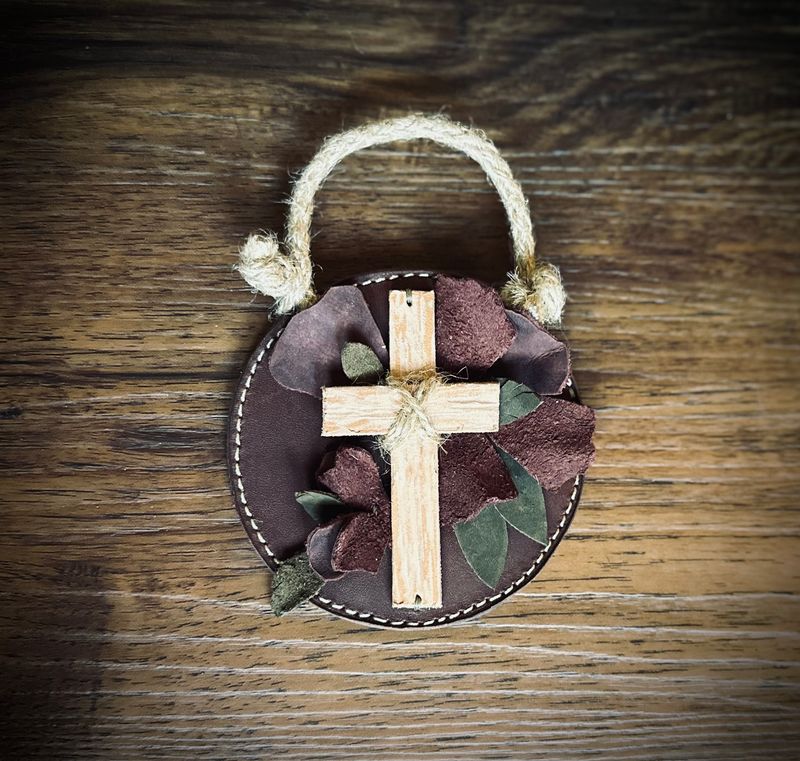 Handmade Cross Ornament