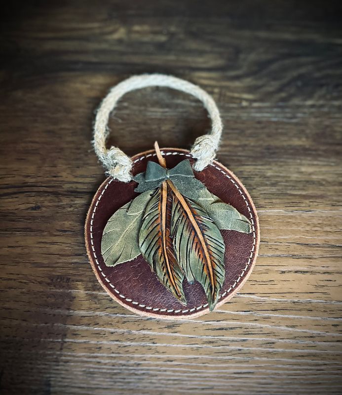 Handmade Feather Ornament