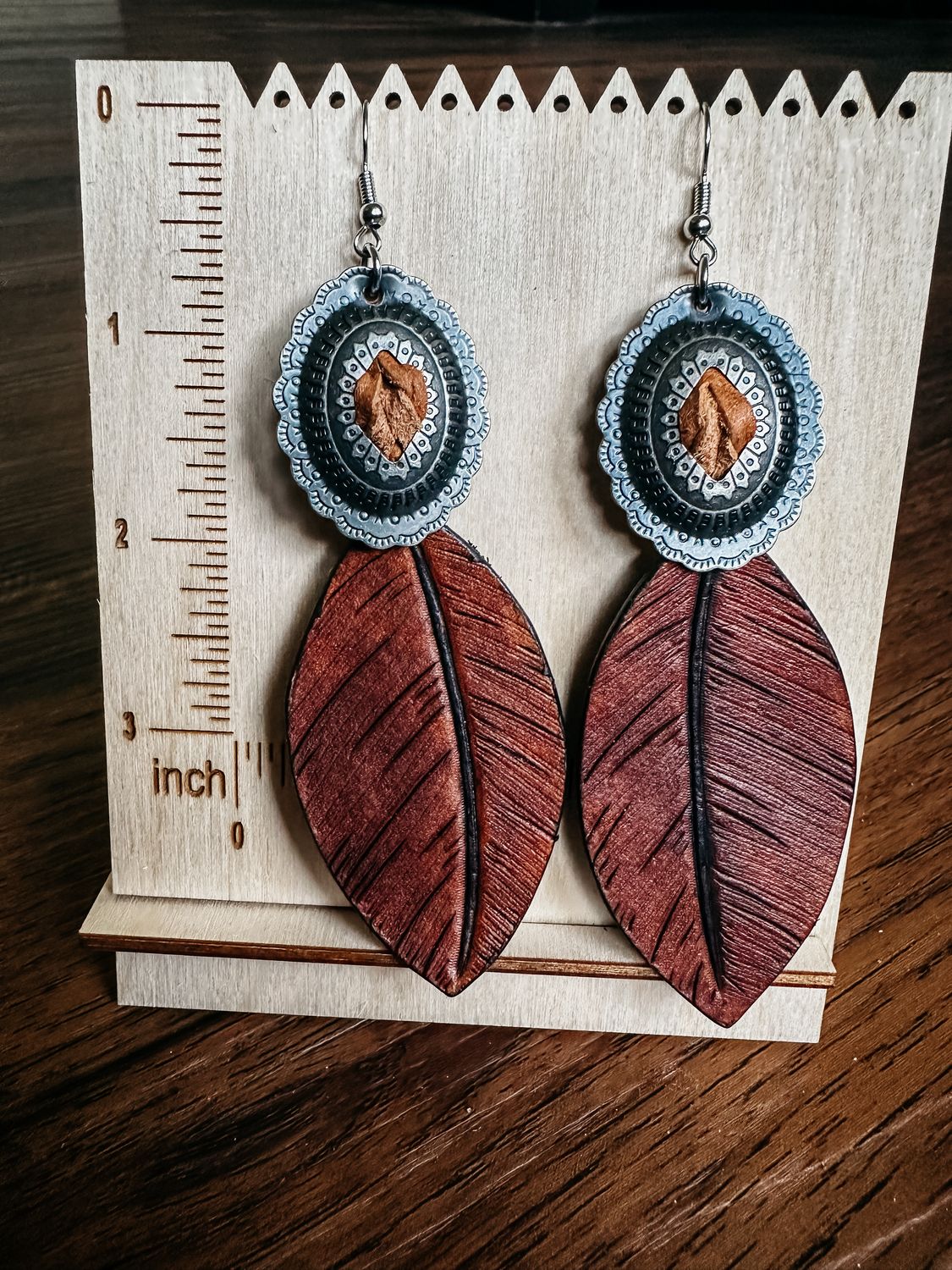Slot Concho Feather-Brown