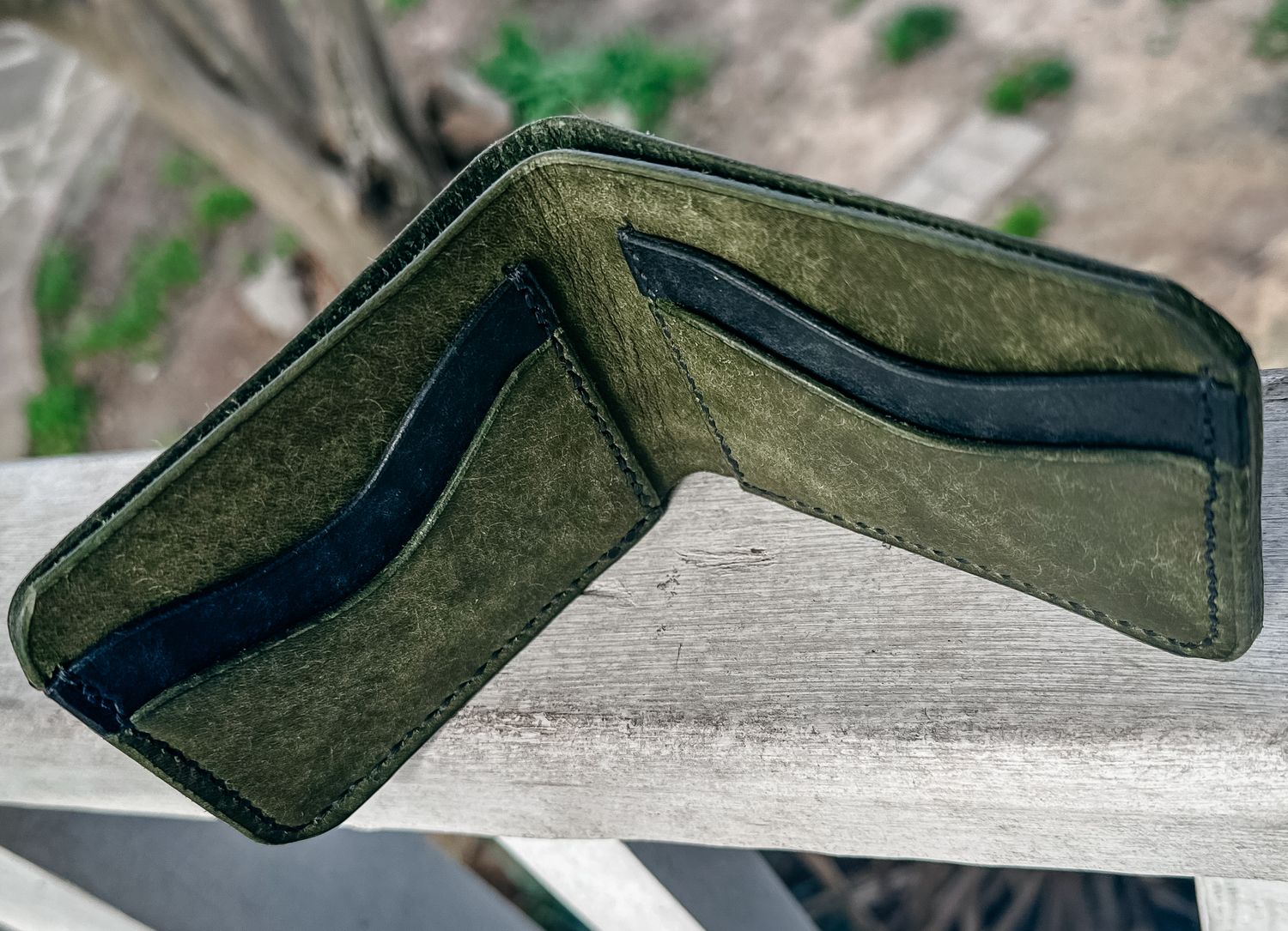 Green Bi-Fold Wallet