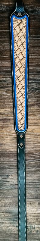 Tooled Leather Rifle Sling