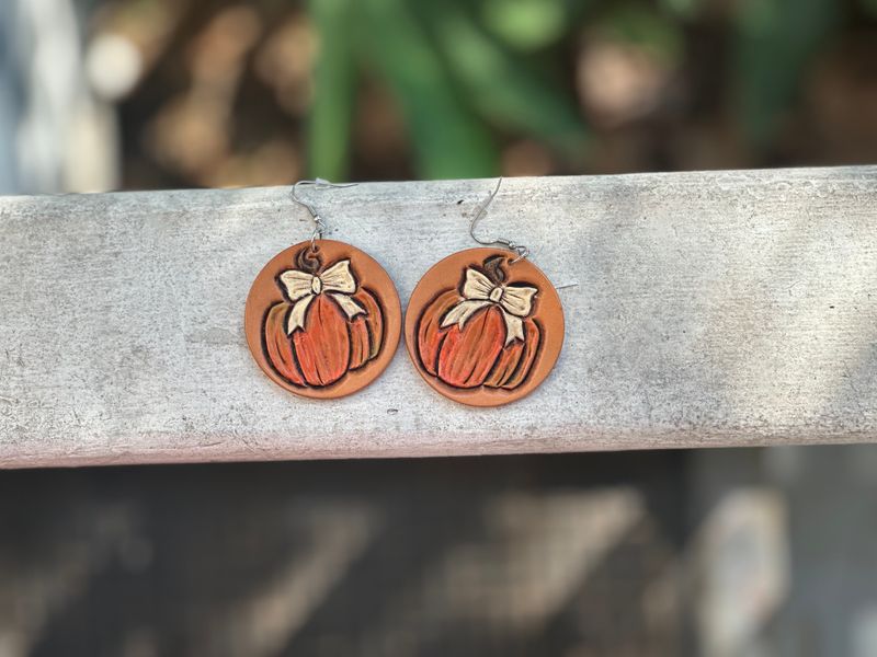 Pumpkin Earrings