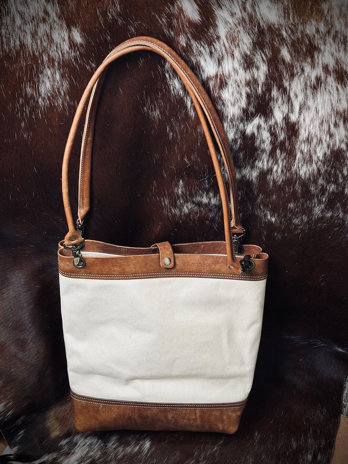 White Canvas Tote