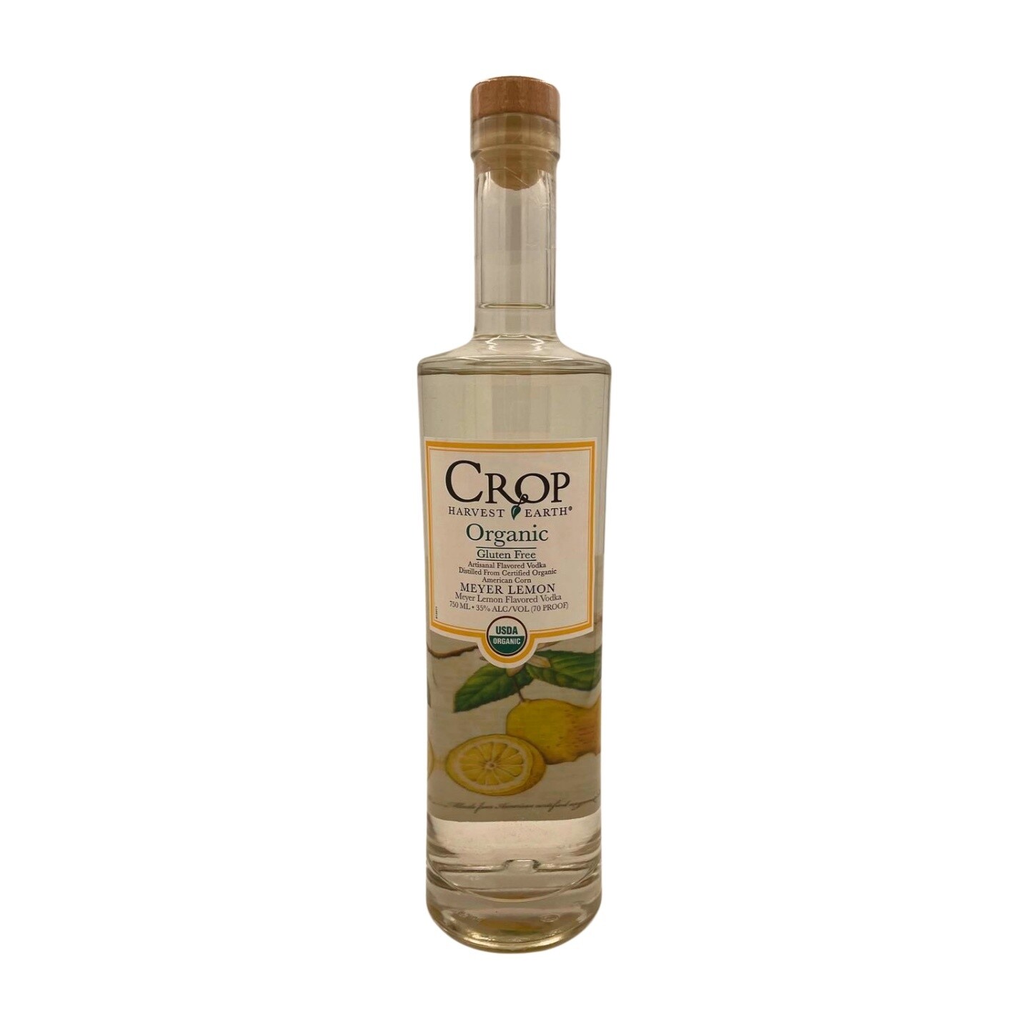 CROP Harvest Earth Organic Vodka Meyer Lemon