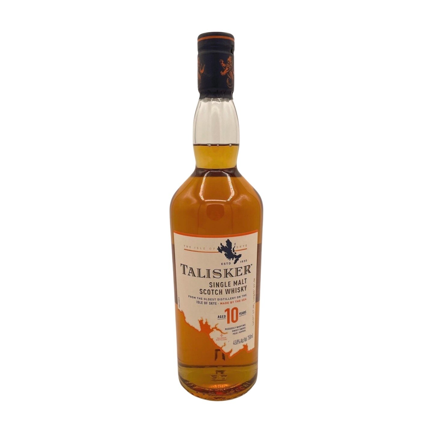 Talisker 10 yr Single Malt Scotch Whisky 45% (750 ml)