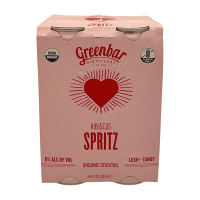 Greenbar Distillery Spritz Hibiscus (4pk 12oz Cans)