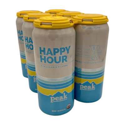 Peak Organic Happy Hour (16oz 6-pack)