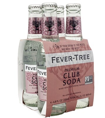 Fever Tree Club Soda (4pk 200ml)