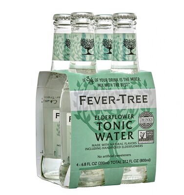 Fever Tree Elderflower Tonic (4 pk 200 ml)